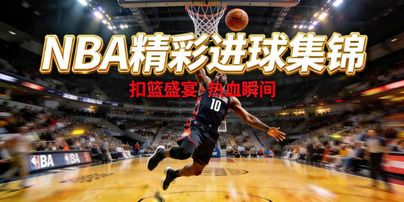 NBA精彩进球集锦视频封面 - 球员扣篮瞬间的高清画面