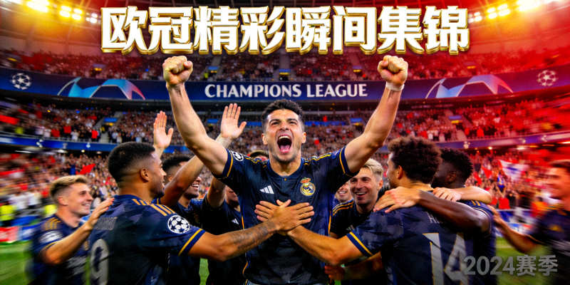 欧冠精彩瞬间集锦视频封面 - 球员庆祝进球的热烈场面